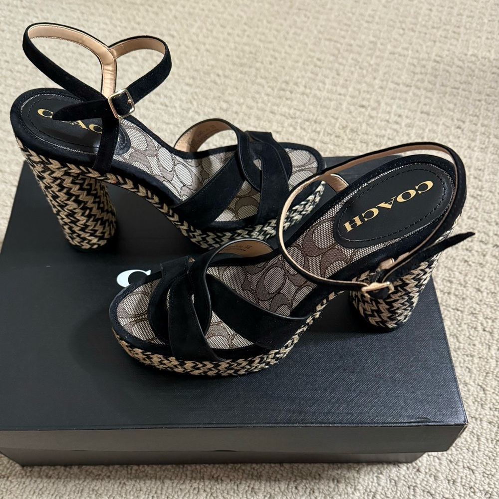 Coach women’s sandal heels